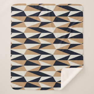 Retro stijl: Naadloos  patroon Sherpa Deken