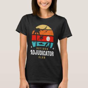 Retro stijl pensioen grap idee Gepensioneerde sc T-shirt