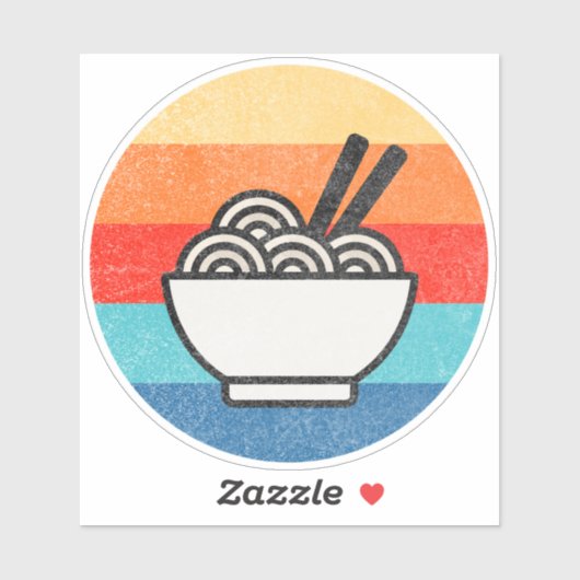 Retro stijl ramen sticker (Vel)
