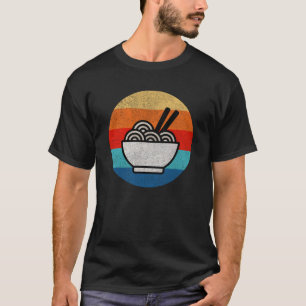 Retro stijl ramen t-shirt