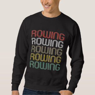 Retro stijl roeien trui