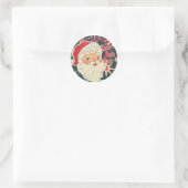 Retro  stijl Santa Envelope Seal Sticker (Tas)