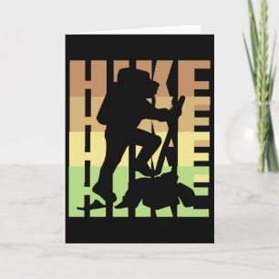Retro stijl Wandel Wandel Wandel Outdoor Wandelavo Kaart