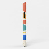  retro Stijlvol blauw rood  esthetisch Case-Mate iPhone Case (Achterkant/rechts)