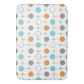 Retro Stippen en Starbursts Bath Mat (Voorkant Verticaal)