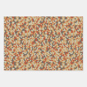 Retro stippen inpakpapier vel (Voorkant)