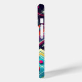 Retro stippen Telefoonhoesje Case-Mate iPhone Case (Achterkant / Links)