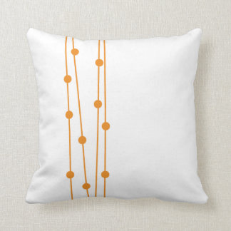 Retro stippen werpen kussen - oranje