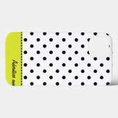 Retro-Stippen - zwarte & witte iPad-tas Case-Mate iPhone Case (Achterkant (horizontaal))