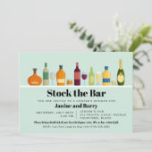 Retro Stock de Uitnodiging van de Bar Partij (Staand voorkant)