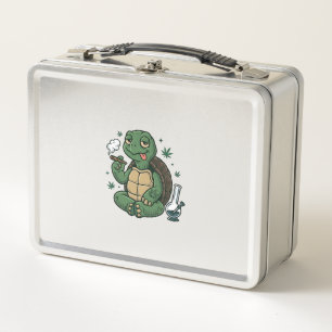 Retro Stoner Schildpad Vector T-shirt Ontwerp_1