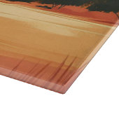 /retro strand/tropisch snijplank (Hoek)