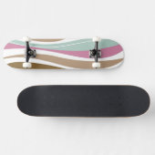 Retro Strepen Skateboard (Horizontaal)