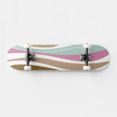 Retro Strepen Skateboard (Horizontaal)