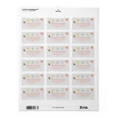 Retro String Lights Etiket (Full Sheet)