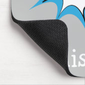 Retro stripboek Grijze Boom Muismat (Hoek)