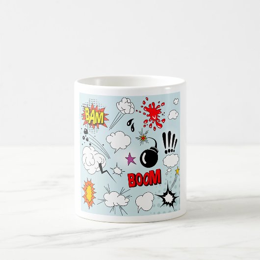 Retro stripboekexplosie Pop Art Koffiemok