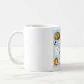 Retro stripboekexplosie Pop Art Koffiemok (Links)