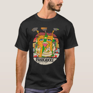 Retro Stripe Funny Naughty Foodie Pun Pank T-shirt