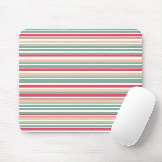 Retro Stripe Mousepad Muismat (Met muis)