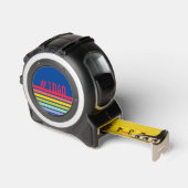 Retro Stripe Nummer Een Papa Rolmaat (Hoek)