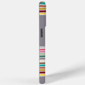 Retro Stripe Patroon iPhone / iPad Case (Achterkant / Rechts)
