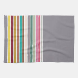Retro Stripe Patroon Keukenhanddoek