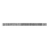 Retro Stripe Patroon Verticaal zwart-wit BW Lint (Voorkant)