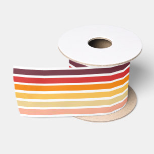  Retro Stripe Sun Verjaardag Gift Cadeau Lint