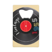 Retro Stripe Vinyl Record 1955 70e anniversaire (Dos)