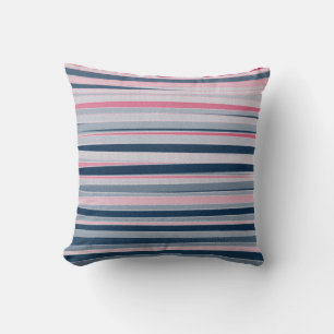 Retro Striped Abstract acrylverf Kussen