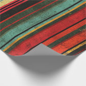 Retro Striped Cadeaupapier (Hoek)