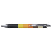 Retro Striped Color Pattern van 70 s Pen (Achterkant)