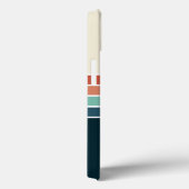 Retro Striped Pattern 70's 80's, Colorful Case-Mate iPhone Case (Achterkant / Rechts)