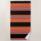 Retro Striped Strandlaken (Voorkant)