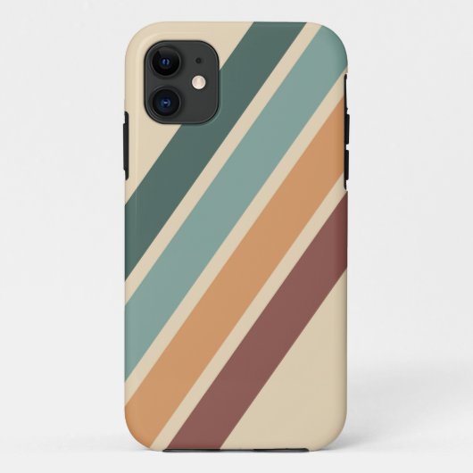 Retro Stripes 70s  Case-Mate iPhone Case (Achterkant)