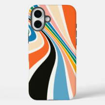 Retro Stripes Abstrait iPhone / coque ipad