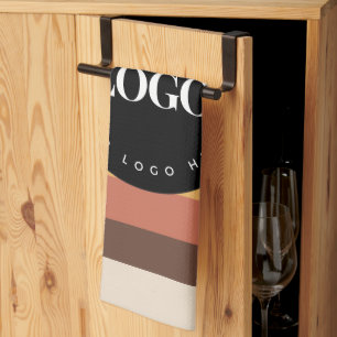 Retro Stripes Business Company Welcome 60s 70 Theedoek