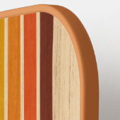 Retro  Stripes Jouw naam Leuk Cool Custom Pickleball Paddle (Links Detail)