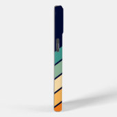 Retro Stripes Kleurrijk Gestreept 70s 80s Ontwerp Case-Mate iPhone Case (Achterkant / Rechts)