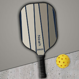 Retro Stripes Vampy Nachtjapon Kleur Pickleball Paddle