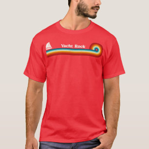 Retro Stripes Yacht Rock Geweldig ontwerp T-shirt