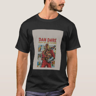Retro-stripkunst van Dan Dare T-shirt