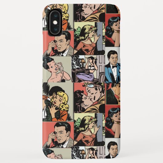 retro-stripverhaal Case-Mate iPhone case (Achterkant)