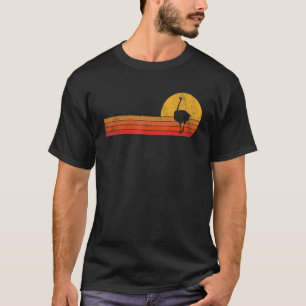 Retro Struisvogel Struisvogel Vintage T-shirt