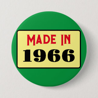 Retro style 60th birthday badge 1966
