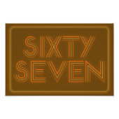 Retro Style 67 Poster (Devant)