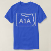 Retro Style A1A Beachfront Avenue T-shirt (Design voorkant)