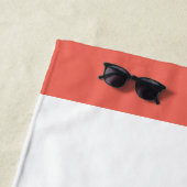 Retro Style Beach Crew Customizable Strandlaken (In situ)