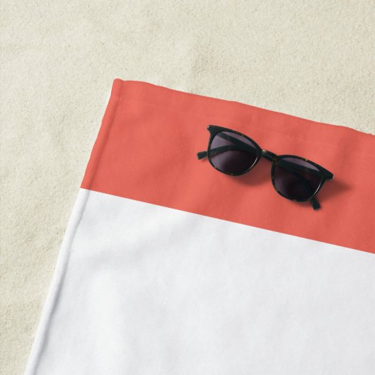 Retro Style Beach Crew Customizable Strandlaken (In situ)